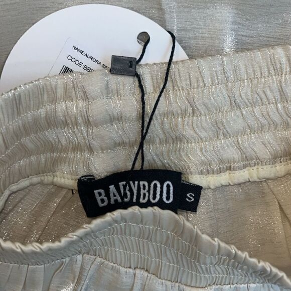 Nwt Babyboo Aurora wide leg pants in champagne color. - Picture 11 of 14